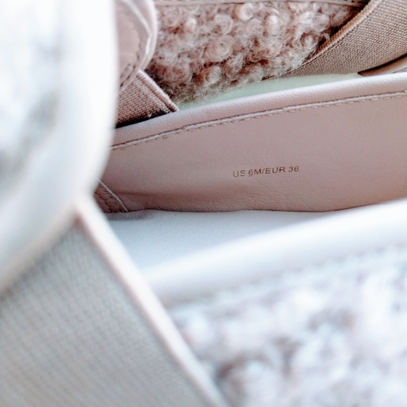 🍒NEW🍒 VINCE SHEARLING LEATHER SNEAKERS - Picture 9 of 10